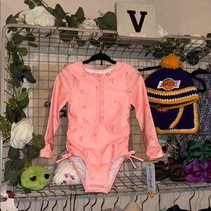 Cherry Flower One Piece Swim